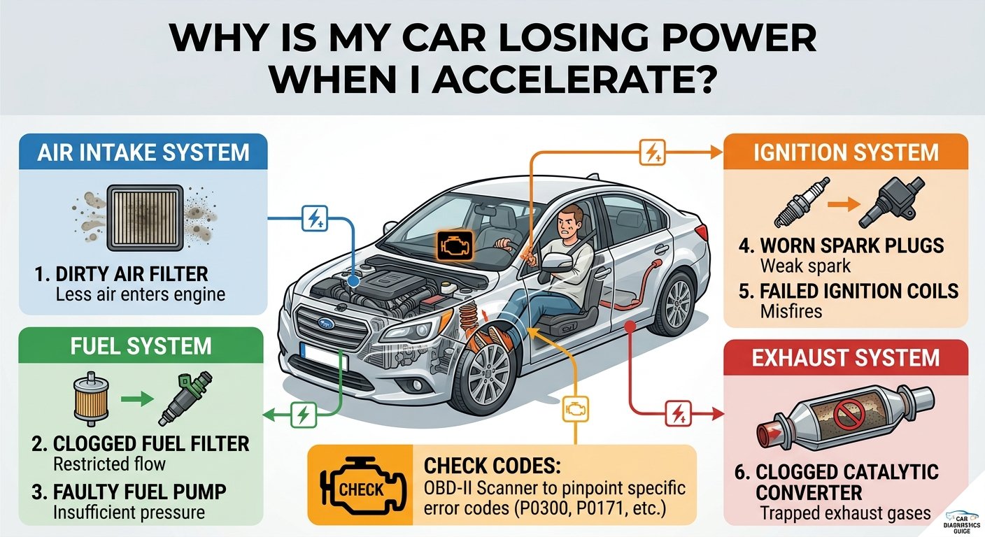 Why Is My Car Losing Power When I Accelerate?